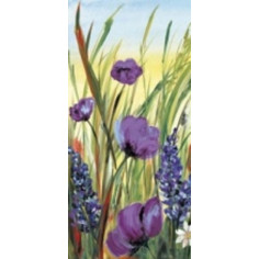 Картина Пролетни цветя - 75х38 см, принт, с рамка Delux