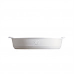 Керамична тава "OVAL OVEN DISH" - 35х22,5 см - цвят бял