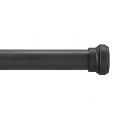 Корниз “CAST IRON CAP“ - цвят черен - размер 91-183 см.