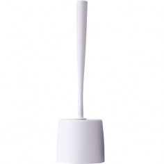 Imagén: Комплект четка за тоалетна - Пластмаса, бял
