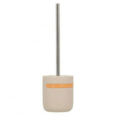 Imagén: Комплект четка за тоалетна Empire - Полирезин и метал, пясъчен и хром