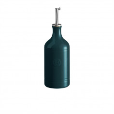 Керамична бутилка за олио с дозатор OIL CRUET - цвят тъмнозелен