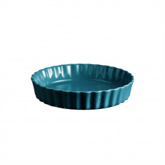 Керамична форма за тарт Ø 24 см "DEEP FLAN DISH"- цвят син