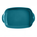Керамична тава "LARGE RECTANGULAR OVEN DISH" - 42х28 см - цвят син