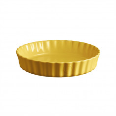 Керамична форма за тарт Ø 28 см "DEEP FLAN DISH"- цвят жълт