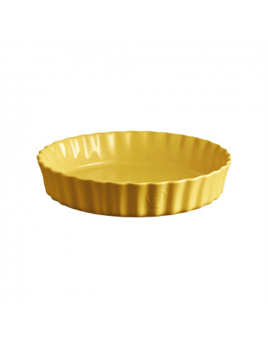 Керамична форма за тарт Ø 28 см "DEEP FLAN DISH"- цвят жълт