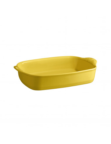 Керамична тава "RECTANGULAR OVEN DISH"- 36,5 х 23,5 см - цвят жълт