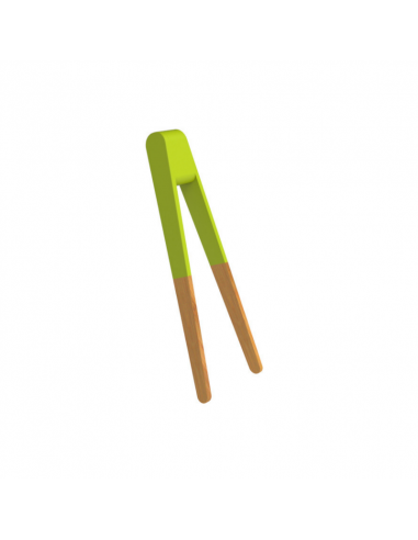 Бамбукова щипка за суши и хапки 15 см. - зелена - PEBBLY