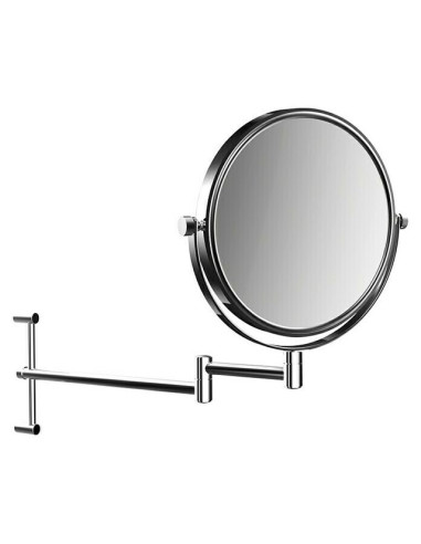 Стенно козметично огледало Bayonne 2.0 - Ø20 см, двустранно, трикратно увеличение, хром