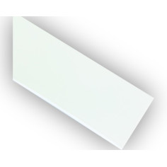 Бленда - Ширина 70 мм, пластмасова, бяла