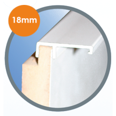 Imagén: Декоративна лента за  сгъваема таванска стълба Minka Fix 18 mm