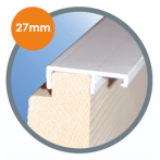 Декоративна лента за  сгъваема таванска стълба Minka Fix 27 mm