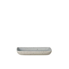 Правоъгълна чиния SABLO, S размер - цвят сив (Stone)