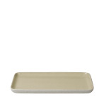 Правоъгълна чиния SABLO, L размер - цвят екрю-бежово (Savannah)