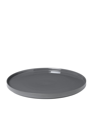 Голяма чиния PILAR, Ø32 см - цвят сив (Pewter)