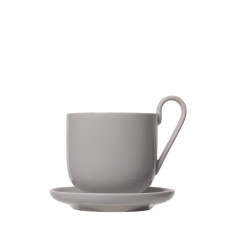 Комплект от 2 бр. чаши за кафе - RO - цвят сив (Mourning Dove)