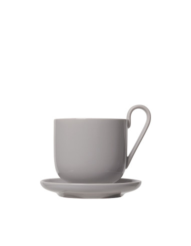 Комплект от 2 бр. чаши за кафе - RO - цвят сив (Mourning Dove)