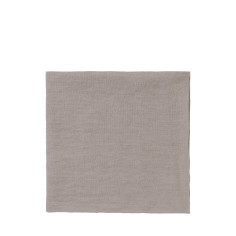Ленена салфетка - LINEO - цвят кафяв - размер 42х42 см