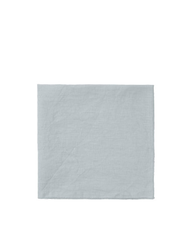 Ленена салфетка - LINEO - цвят светло сив - размер 42х42 см