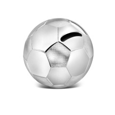 Детска касичка  “Футболна топка“ - цвят сребро