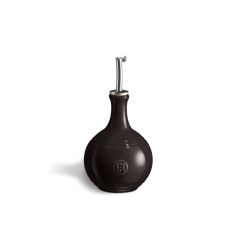 Керамична бутилка за оцет с дозатор VINEGAR CRUET - цвят черен