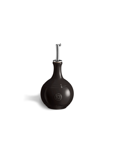 Керамична бутилка за оцет с дозатор VINEGAR CRUET - цвят черен