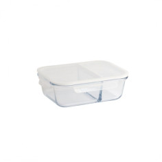Imagén: Стъклена кутия за храна с 2 отделения - 1,450 л.