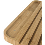 Комплект бамбукова дъска и нож за хляб размер L