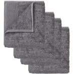 Комплект от 4 бр хавлиени кърпи "GIO"- цвят графит, 30х30 см
