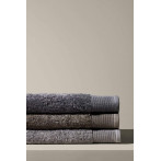 Комплект от 4 бр хавлиени кърпи "GIO"- цвят сив, 30х30 см