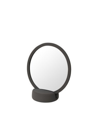 Козметично огледало SONO - цвят сиво-кафяв
