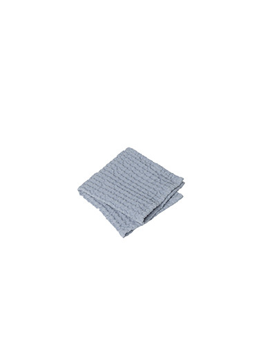 Комплект от 2 бр вафлени кърпи "CARO" - цвят син, 30х30 см