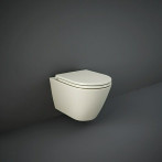 Тоалетна седалка - Duroplast, забавено падане, сиво-бежова, мат