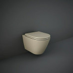 Тоалетна седалка - Duroplast, забавено падане, цвят капучино, мат
