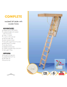 Сгъваема таванска стълба Tradition Complete 109/69/-270 см