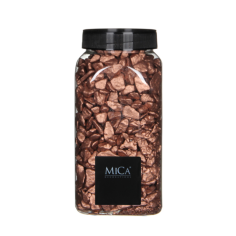 Декоративни камъчета Mica Decorations - 1 кг, цвят мед