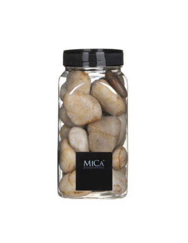 Декоративни камъчета Mica Decorations - 1 кг, бежови