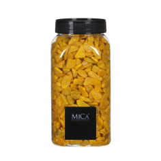 Декоративни камъчета Mica Decorations - 1 кг, жълти