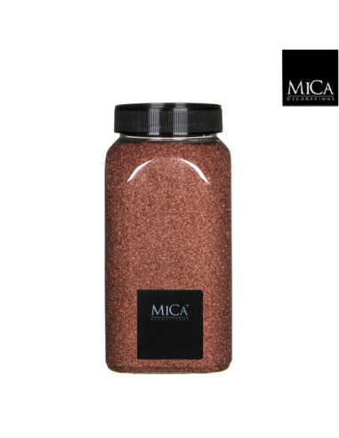 Декоративен пясък Mica Decorations - 1 кг, цвят мед