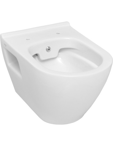 Стенна тоалетна с биде Serel Smart - Бяла санитарна керамика, без седалка