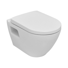 Imagén: Стенна тоалетна Serel Smart - Бяла санитарна керамика, без седалка
