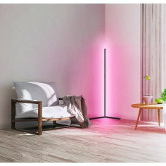 Imagén: Стояща LED лампа Smart+ Wifi Ledvance Floor Corner - 12 W, височина 142 см, 3000-6500 K, 200 lm, RGBW, IP20, черна