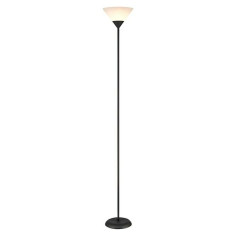 Imagén: Стояща лампа Tween Light Arizona - 60 W, 1хE27, ØхВ 24,5х178 см, черна, бяла