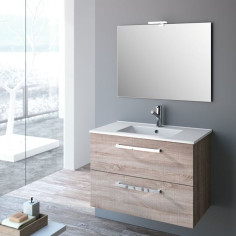 Комплект мебел за баня Cygnus Bath Studio 800 - Шкаф, умивалник, огледало с LED осветление