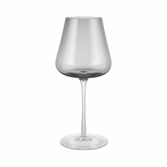 Комплект от 2 бр чаши за вино BELO, 400 мл - цвят опушено сиво (Smoke)
