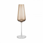 Комплект от 2 бр чаши за шампанско BELO - цвят опушено кафяво (Coffee)