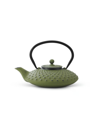 Чугунен чайник “Xilin“ - зелен - 0.8 л.